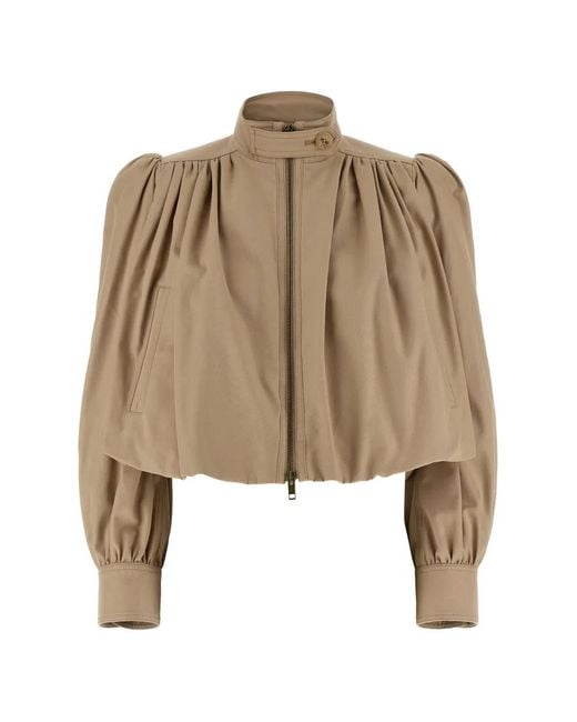 Chloé Natural Cropped Jacket