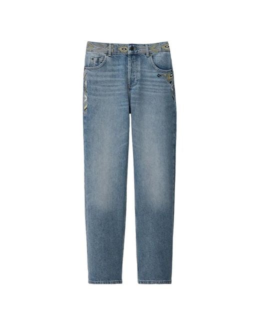 Ba&sh Blue Rize Wide-Leg Jeans