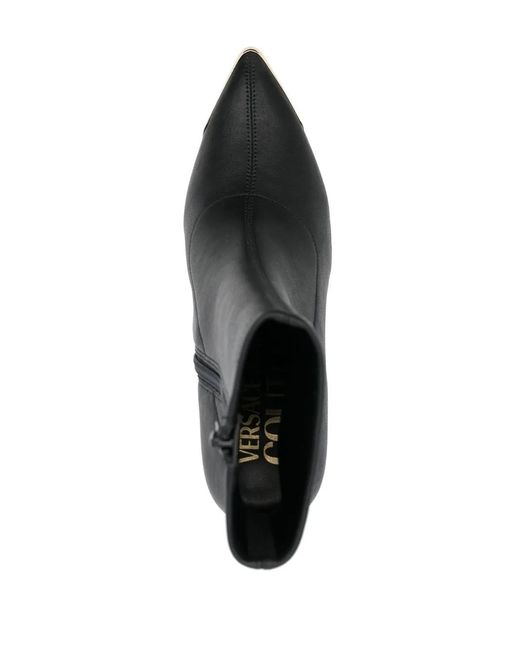 Versace Jeans Couture Black Pointed-toe Boots
