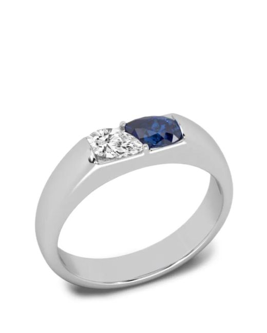 SOLO for Diamonds White X Astra Starr Diamond-Embellished Ring