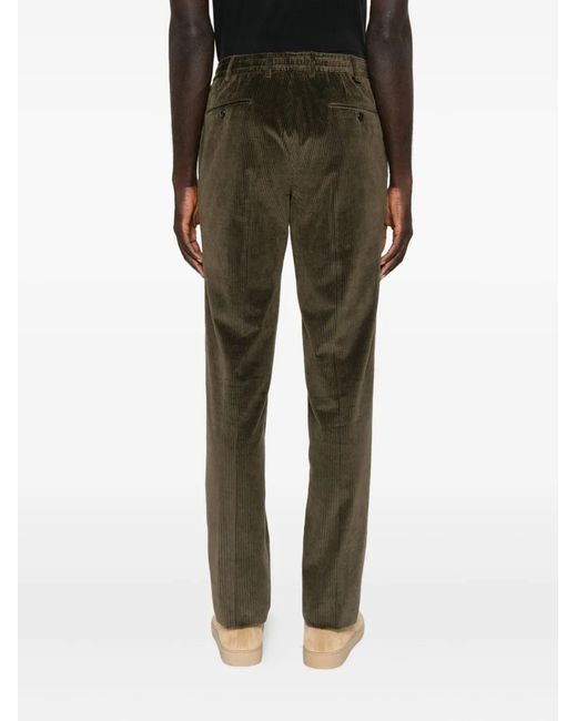 PT Torino Gray Corduroy Pants for men