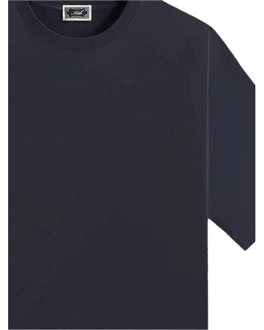 Kith Blue Leonard Logo-Patch T-Shirt