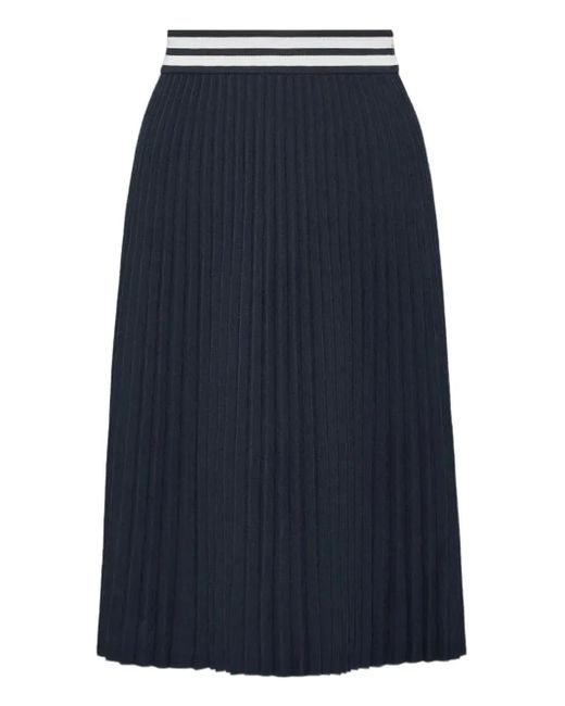 Jupe Mi-Longue Plissée À Rayures Thom Browne en coloris Blue