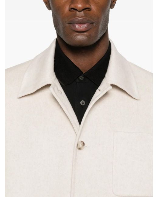Sobrecamisa de manga larga Manuel Ritz de hombre de color White