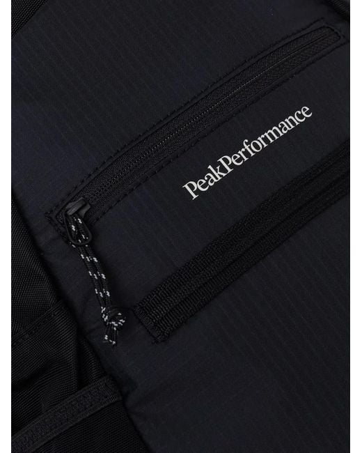 Peak Performance Black Logo-Print Single-Strap Backpack