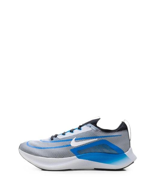 Nike Blue Zoom Fly 4 Running Sneakers for men