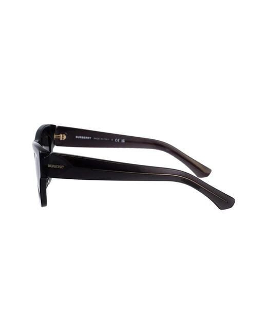 Burberry Black Rectangle-Frame Sunglasses