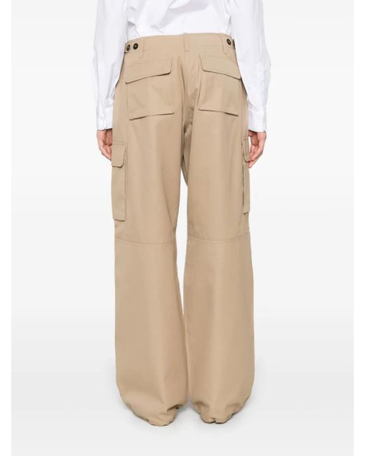 Coperni Natural Cargohose Mit Weitem Bein