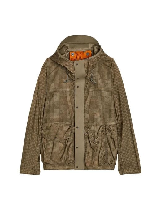 C P Company Green Skye Checked Jacket for men