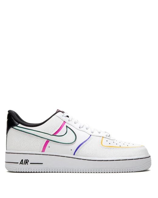 Nike White Air Force 1 '07 Prm "Day Of The Dead" Sneakers