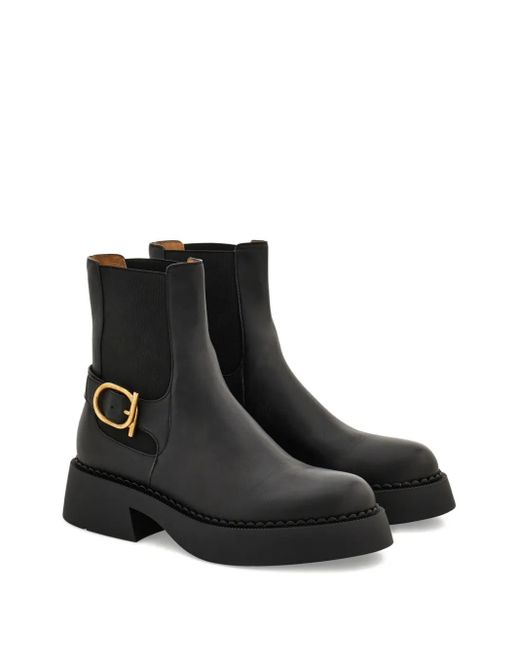 Ferragamo Black Boots