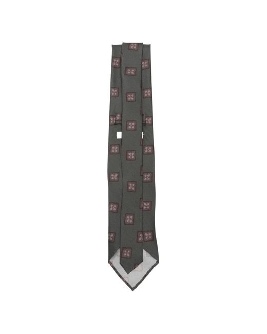 Lardini White Patterned Tie for men