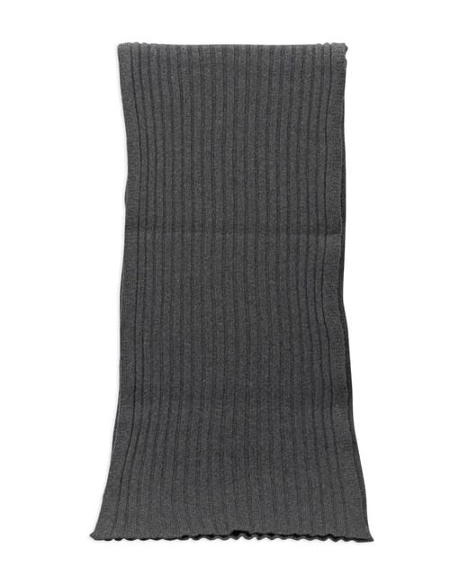 VIETTI MERCHANDISE Gray Ribbed Scarf