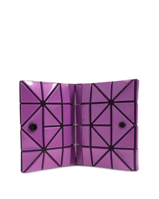 Issey Miyake Purple Geometric Wallet
