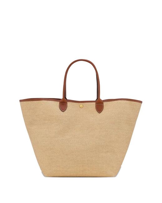 Longchamp Natural Le Panier Pliage