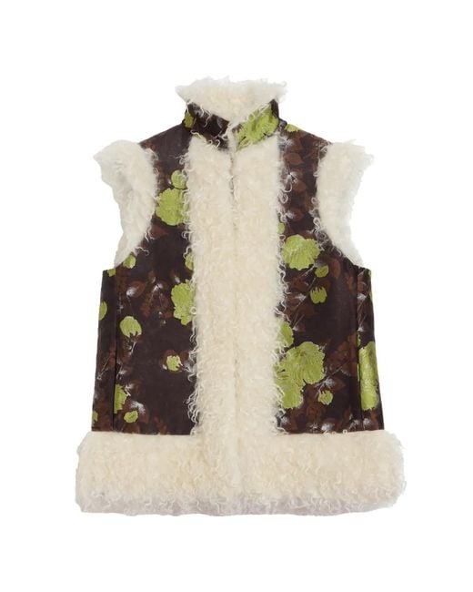 LaDoubleJ Black Sleeveless Folk Jacket