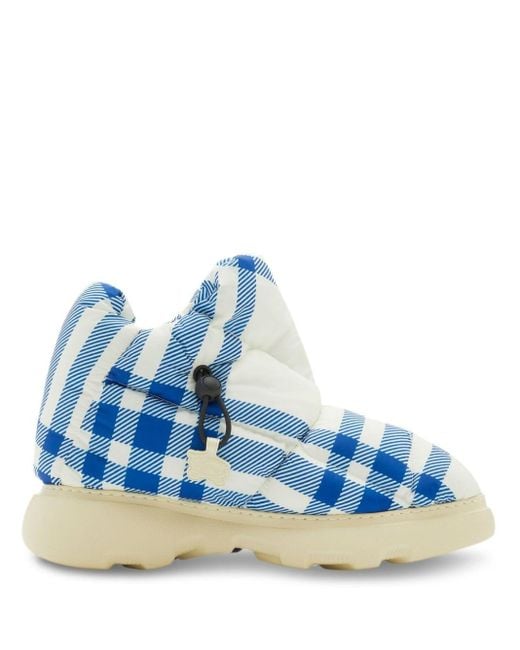 Blue burberry on sale boots