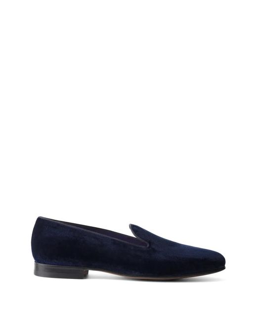 Ralph Lauren Blue Mocassins Alonzo En Velours for men