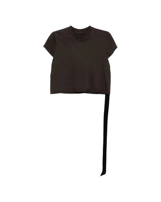 Rick Owens Black Level Cropped T-Shirt