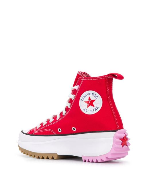 run star hike converse red