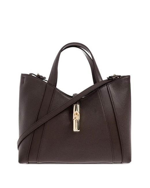 Furla Brown Small Goccia Tote Bag