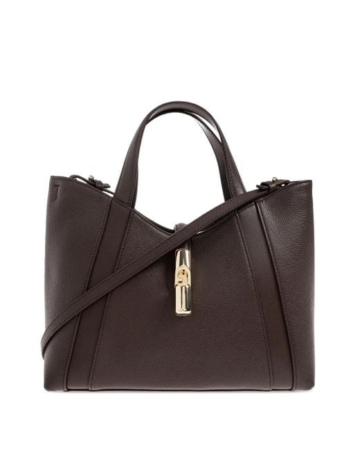 Furla Brown Small Goccia Tote Bag