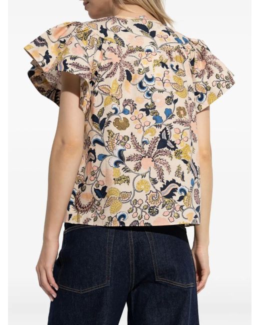 Blouse Perline Ulla Johnson en coloris White