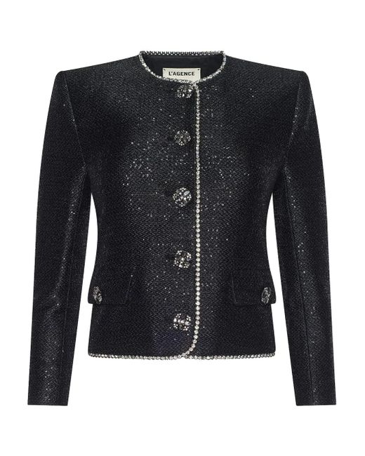 Veste Zell À Sequins L'Agence en coloris Black