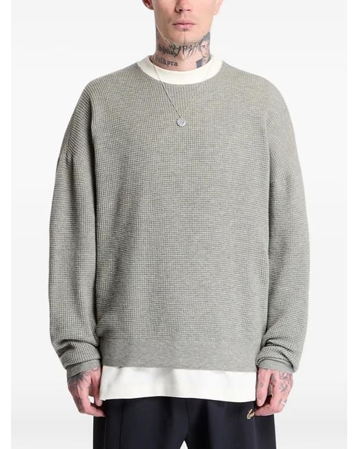 Fear Of God Gray Crew-Neck Sweater for men