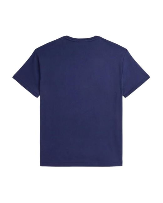 Polo Ralph Lauren Blue Logo-Print T-Shirt for men