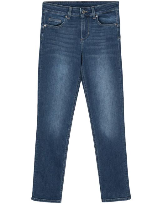 Jeans skinny crop a vita bassa di Liu Jo in Blue
