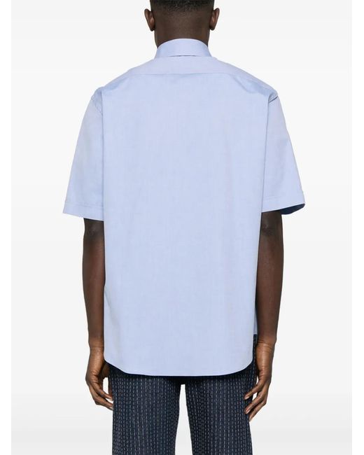 Fendi Oxford Overhemd in het Blue voor heren
