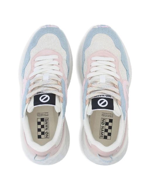 No Name White Logo Panel Sneakers