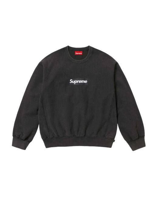 Supreme Black Washed Box Logo "Ss 25 for men