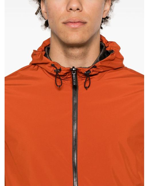 Moorer Orange Dennys-stp Reversible Jacket for men