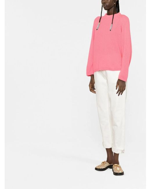 Forte Forte Ribgebreide Trui in het Pink