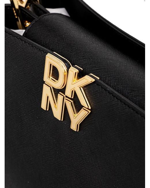 DKNY Black Medium Foster Tote Bag