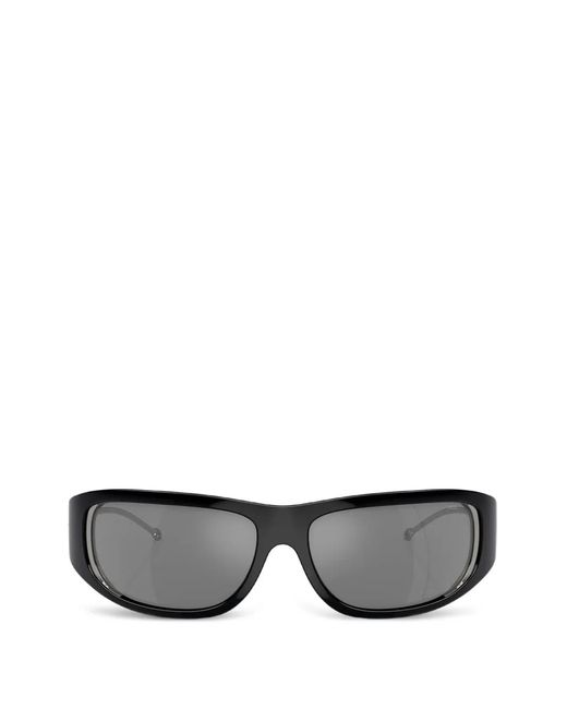 DIESEL Gray Rectangle-Frame Sunglasses