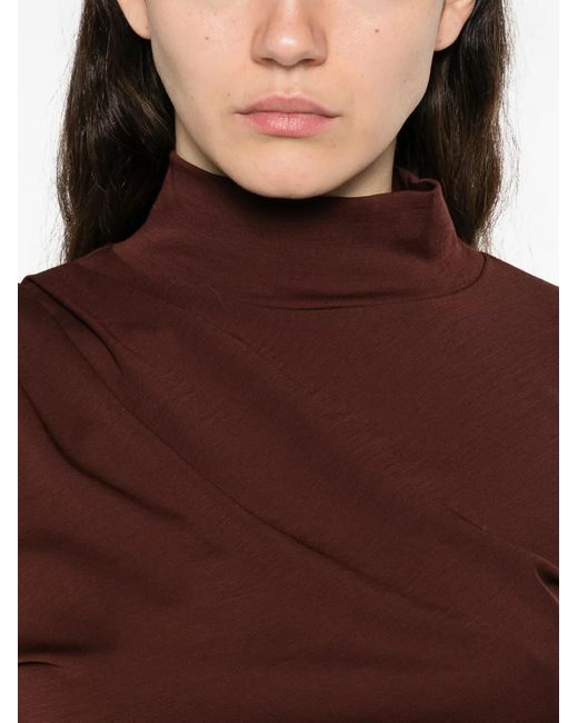 Max Mara Purple Wool Jersey Top