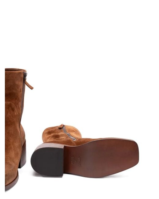 Marsèll Brown Suede Ankle Boots
