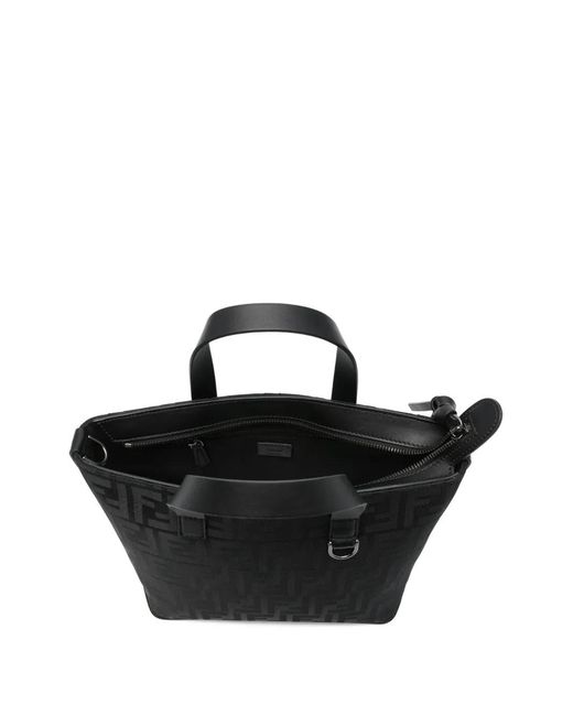 Fendi Handtasche Mit Monogrammmuster in Black für Herren