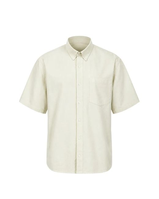 Carhartt White Braxton Short-Sleeve Shirt for men