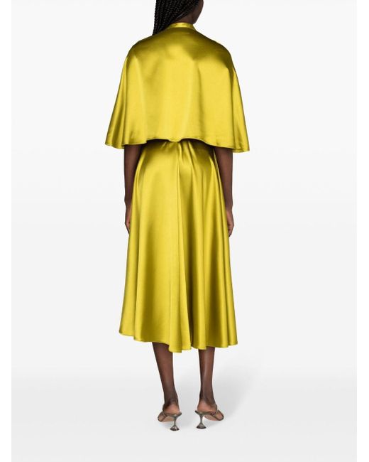 Mantella con colletto rialzato di Atu Body Couture in Yellow