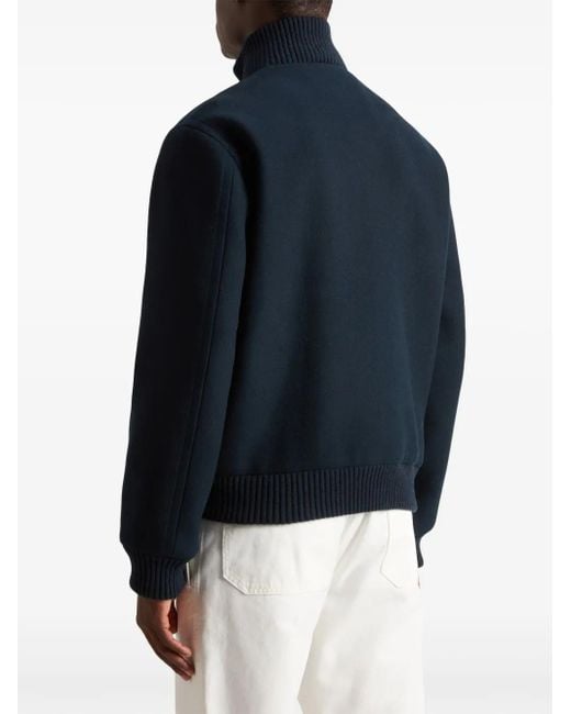 メンズ Woolrich Melton ボンバージャケット Blue