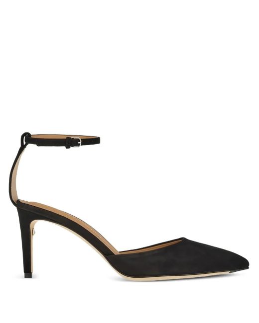 Ferragamo Black Leather Pumps
