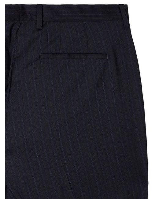 Paul Smith Blue Pinstriped Trousers for men
