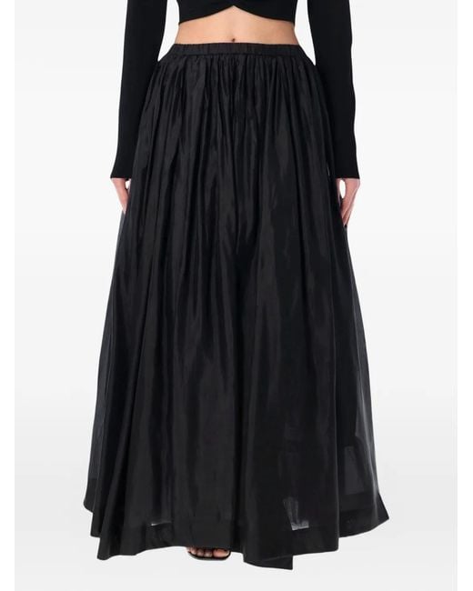 THE GARMENT Black Gilian Gathered Maxi Skirt