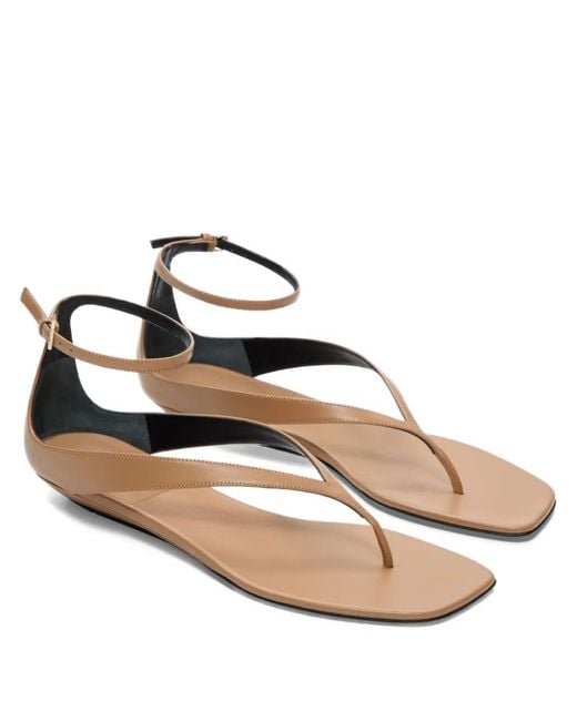 Loulou de Saison Multicolor Zio Ankle-Strap Flat Sandals