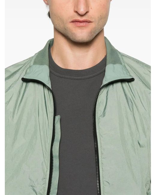 Stone Island Green Compass-Badge Jacket for men