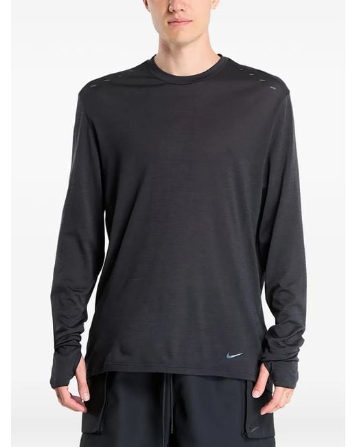 Nike Gray Long-Sleeve Top for men